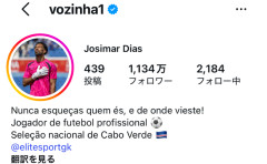 【悲報】世界一の野球選手大谷翔平がカーボベルデの謎の40歳GKにインスタフォロワー数ぶち抜かれたのめっちゃショックなんやが