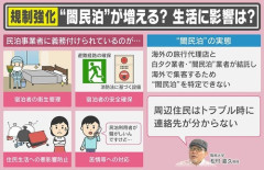 中国人が脱税して稼ぐだけになっている『民泊事業』←通報しまくれば禁止に追い込めるようになる