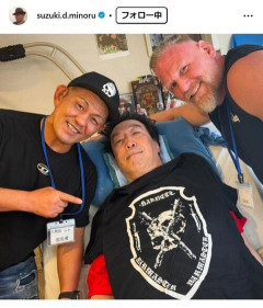 【プロレス】高山善廣に会いたい－来日したジョシュ・バーネットの願いを鈴木みのるが実現　感動３ショット