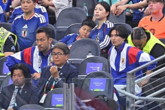 ◆画像◆オランダ戦前後メンター南野タキ、撮られまくる