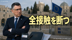【速報】イスラエル、EU外相を事実上拒絶「全接触を断つ」 断交寸前の緊張状態に突入