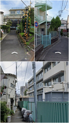 【画像】東京の火事起きた小学校の周辺道路、激狭すぎて消火活動大変そうWWWWWWWWWWWWWWWW