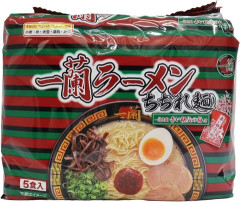 探せばいろいろあるな！ラーメン 「店行く元気ない夜に助かる」一人暮らし男のチェーン飯ストック　一蘭ラーメンちぢれ麺 一蘭特製秘伝の粉付（5食入り）