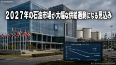 【速報】国際エネルギー機関IEA「来年は石油がめちゃくちゃ余りそう、大幅な供給過剰になる見込みです」