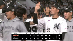 6月19日　ロッテ８－５楽天　八木が2回無失点の好リリーフで今季6勝目！愛斗が自身初となる満塁弾で勝ち越し連勝！
