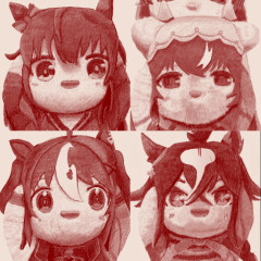 【ウマ娘】何度見ても毛の質感のクオリティが凄いお手描きがこちら。