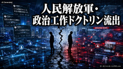 【速報】人民解放軍が現在進行させている政治工作ドクトリン三戦(心理戦・世論戦・法律戦)が流出「日本人を分断せよ」