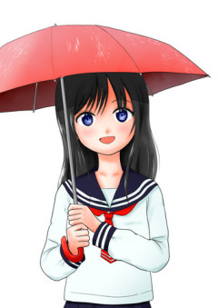 【画像】パイスラJKが突然の豪雨に襲われた結果ｗｗｗ