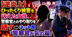 【逆炎上】ひったくり被害を訴えた女性、警察官とのやり取りを晒す　→ネット民「警察官が気の毒」