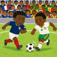 【W杯】解説者「フランスVSセネガル、アフリカ同士の対決となりました」→炎上