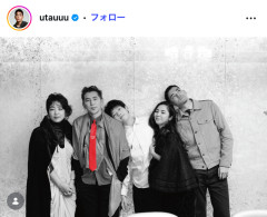 本木雅弘の息子・UTA「久しぶりの家族写真」5ショット公開「遺伝子最強」「オーラがすごすぎる」