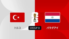 ◆Ｗ杯◆D組2節 トルコ×パラグアイ トルコ打てども入らず！パラグアイ退場者出すも2分の先制Gで逃げ切り！