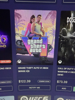 【悲報】GTA6さん、122ドル（19600円）