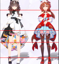 【ウマ娘】短いスカートの中に視線誘導させるのがずるい