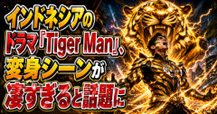 【これは見たい】インドネシアのドラマ『Tiger Man』、変身シーンが攻めすぎてネット民ざわつくｗｗｗｗｗ