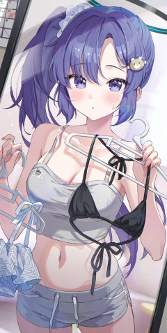 【画像】女の子「どっちの方が似合いますかね・・・？💦」