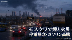 【速報】ロシア『もはやウクライナによる侵攻だろこれ..本音は今すぐ停戦したい？』 首都モスクワでキノコ雲、企業倒産、停電、ガソリン不足