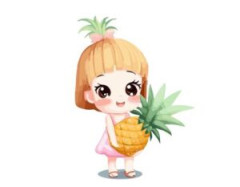 【動画】中東の女の子、パイナップル🍍売ってます♪