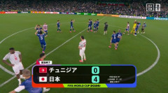 日本が4-0で快勝　チュニジアを圧倒　決勝トーナメント進出へ大きく前進