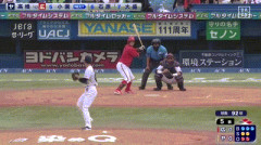 【ヤクルト対広島11回戦】広島、５回表２アウト一二塁から小園の２点タイムリーツーベースで先制！！！！！！！！！！！
