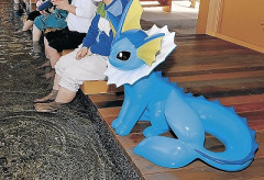 能登の「ポケモン足湯」、１ヶ月で７体中３体のポケモンが破壊される」