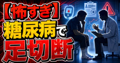 【怖すぎ】糖尿病で足切断wwwwwwwwww