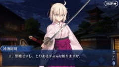 【FGO】抜き身の刀を持っている立ち絵がデフォルトのサーヴァントにはカルデア制服を着せてみたらよいのではないか