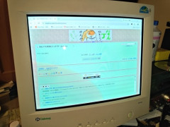 CRTモニターに掲示板の画面を映すだけでエモくなることが判明（※画像あり）