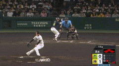 【阪神対ヤクルト9回戦】ヤクルト、8回表1アウト満塁から岩田の2点タイムリーで逆転！！！！！！！！