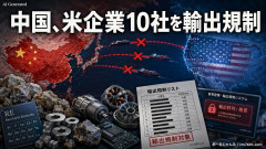 【速報】中国がレアアース最大手のMP Materialsを含むアメリカ企業10社を輸出規制対象に追加、さらにアメリカ企業46社からの政府調達を禁止