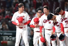 カープ新井監督『満塁で代打石原(.192)』の意図を説明「打撃が最近良いので」【監督談話/反省会】