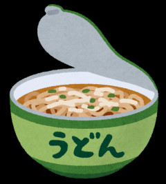 どん兵衛と赤いきつねと緑のたぬき食べ比べた梁