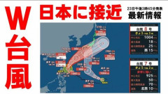 【速報】W台風、合体