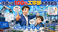 俺は自分の子供には100%工学部をすすめる