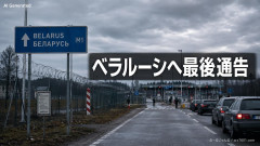 【戦線拡大】ゼレンスキー大統領「軍事的対応に踏み切る」ベラルーシへ最後通告