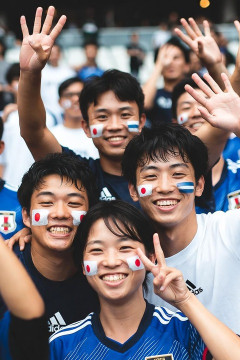 古舘伊知郎「これ国旗損壊罪じゃないの？顔面の…」W杯日本人「日の丸」フェイスペイントに私見