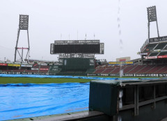 マツダスタジアム試合中止