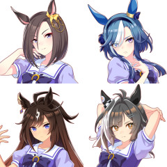 【ウマ娘】たわ家は遺伝が見えるデザインなの良いよね…