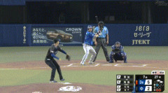 【中日対DeNA10回戦】中日・鵜飼レーザービーム！！！！！！！！！！！！！！