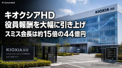 キオクシアHD、役員報酬を大幅に引き上げ「スミス会長は約15倍の44億円」早坂前社長は6.6倍7億9400万円※参考:韓国サムスンの最高経営責任者は約6億円