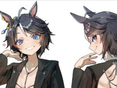 【ウマ娘】ジョジョ第5部に出てきそうな衣装を纏うフジさん…これ服っていうか布じゃん