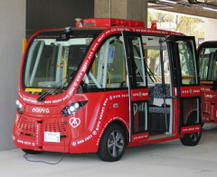 フランス製車両で全国で同様不具合…岐阜市の自動運転バス　部品にひび割れ見つかり運休
