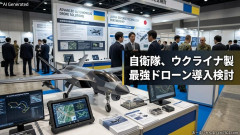 【速報】自衛隊、最強ドローン(ウクライナ製)の導入を検討 ウクライナを支持する楽天・三木谷会長が仲介役か