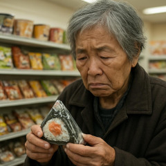 鮭おにぎり198円に絶望、コンビニすら遠い存在に…「生き延びられない」物価高で広がる生活苦   #自維