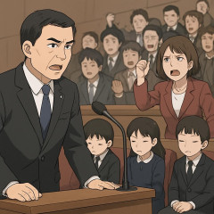 小泉防衛相「追悼式、子供達は静かに強く平和を願ってた。一方大人はヤジ。残念」 共産議員イライラ