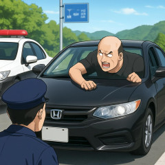 徳島の禿車カスのシビックの煽り運転動画拡散被害続出。徳島県警が被害届出しても無視の声に弁明   |  顔が映ってないから捜査出来ないって言ったってマジかね