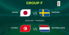 ◆W杯◆F組3節 日本×瑞典 一進一退0-0で後半へ！阿蘭陀早々に2得点リードして後半へ