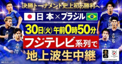 【衝撃】日本代表さん、W杯決勝T初戦でブラジルと当たってしまう
