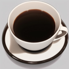 ワイくん、ブラックコーヒーしか飲めない