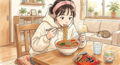 江頭2:50、人気の「辛ラーメン」を初実食し、本音が炸裂「味がしない」「10点」 視聴者「信用出来る男」